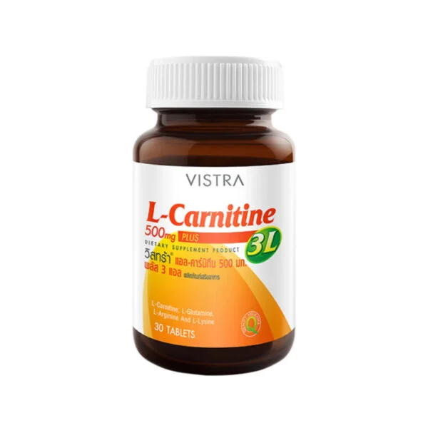 Vistra L-Carnitine 500mg Plus 3L Details